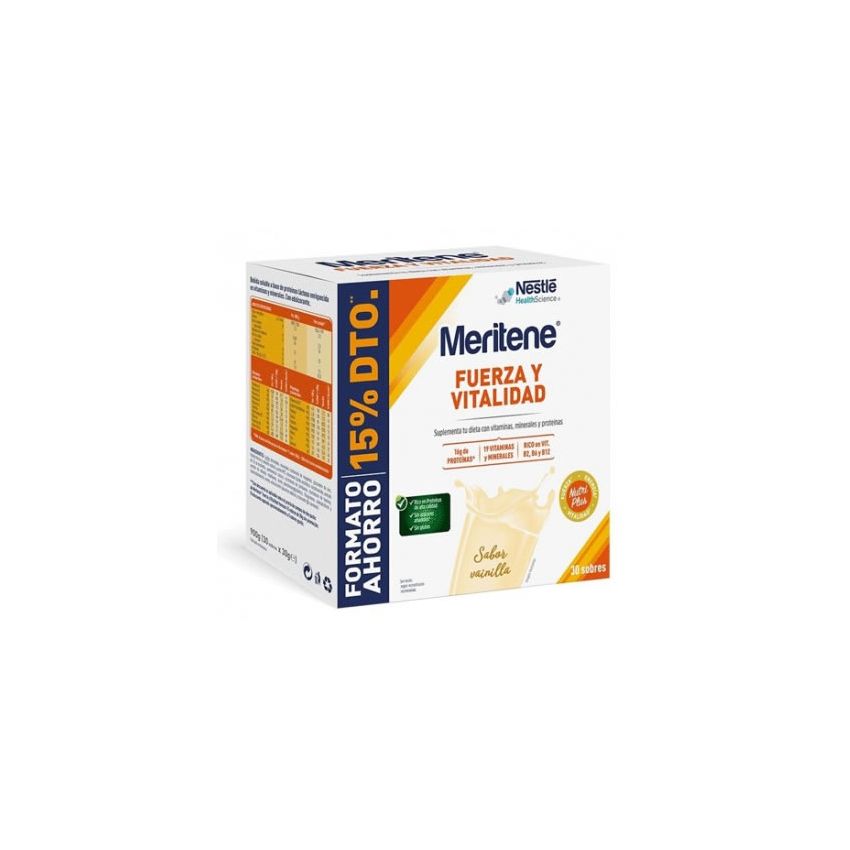 Meritene Force Et Vitalité Saveur Vanille 30 Sachets