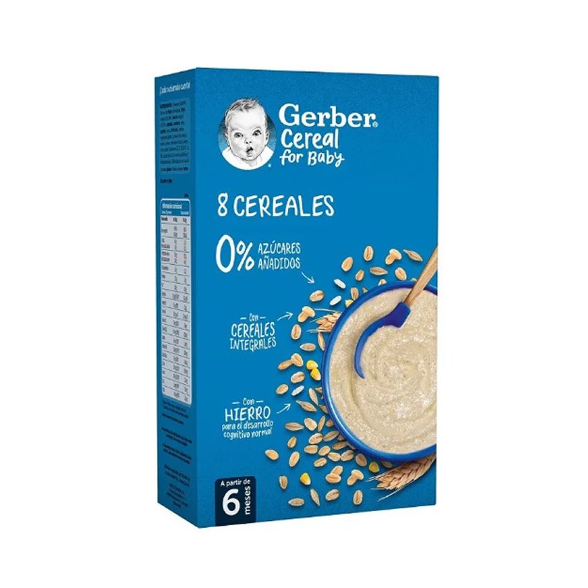 Gerber Bouillie 8 Céréales +6 Mois 475G