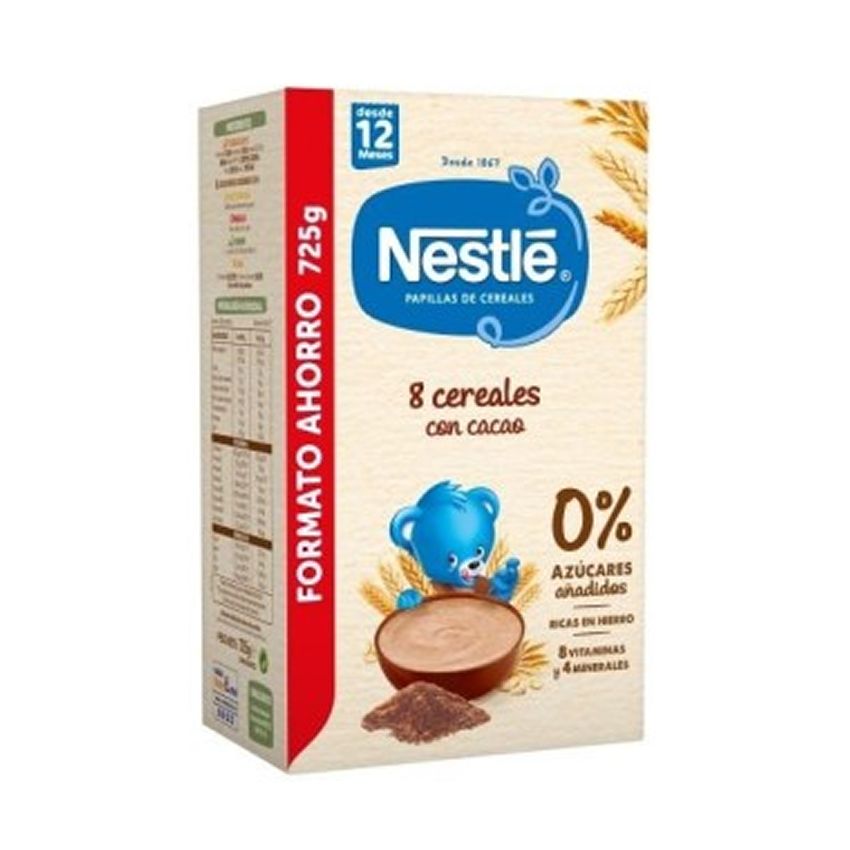 Nestlé Bouillie 8 Céréales Au Cacao 725G