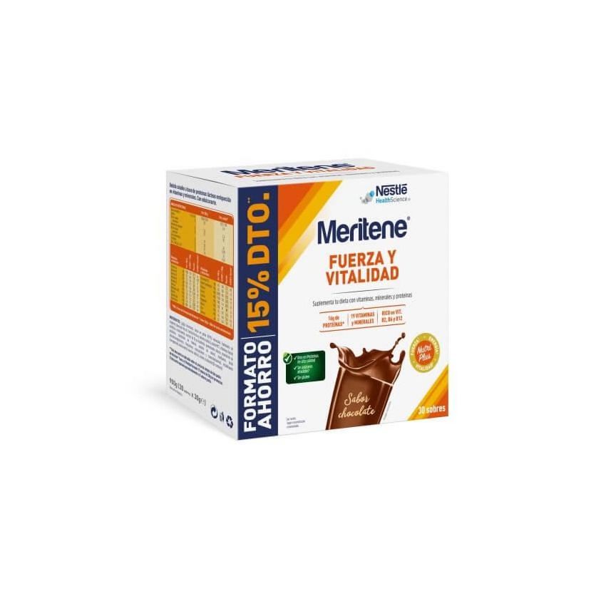 Meritene Force Et Vitalité Saveur Chocolat 30 Sachets