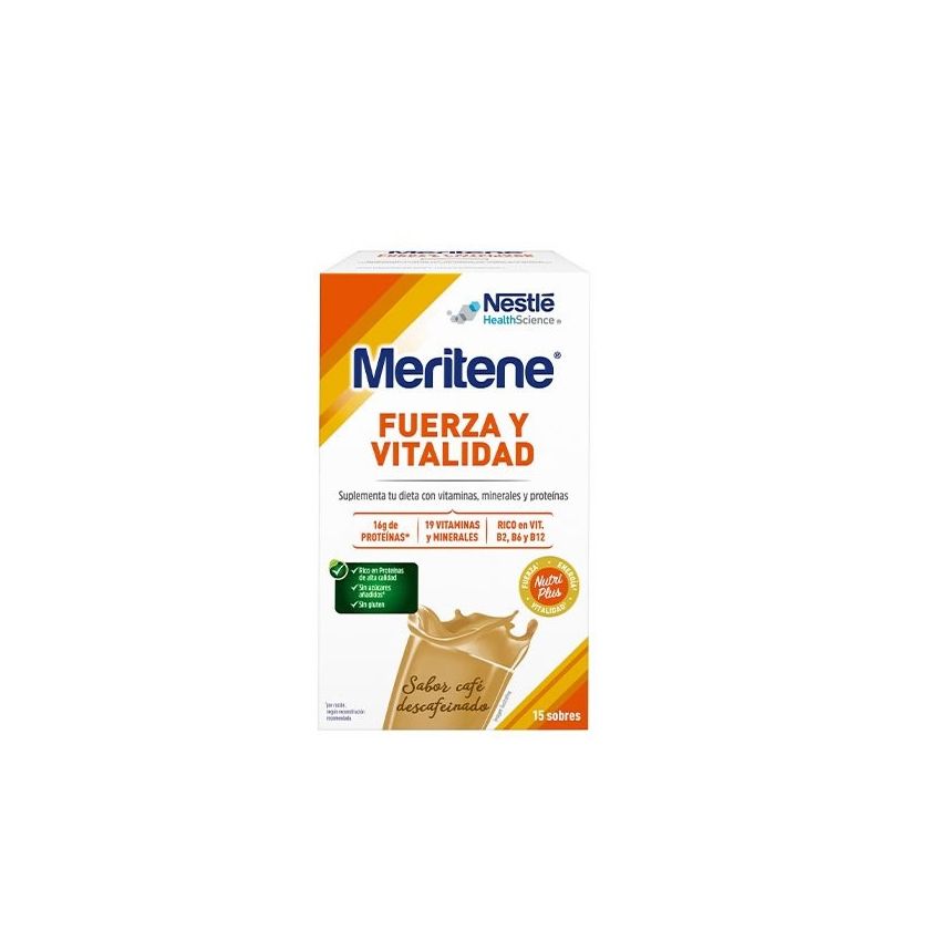 Meritene Force Et Vitalité Saveur Café 15X30G