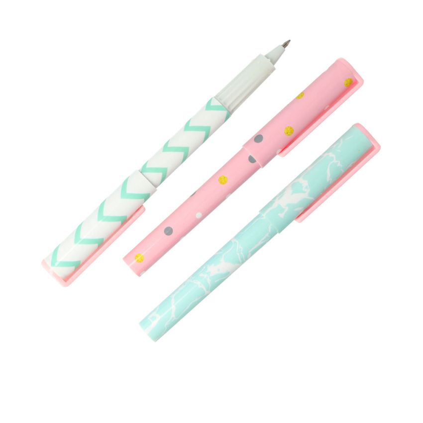 Stylos À Motifs - 3 U