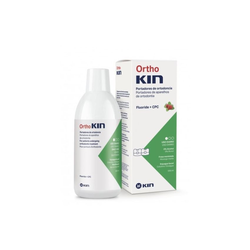 Kin Othokin Bain De Bouche Fraise Menthe 500Ml