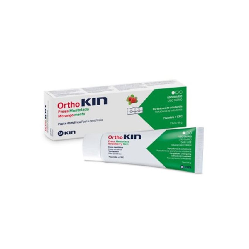Kin Orthokin Dentifrice Fraise Menthe 75Ml