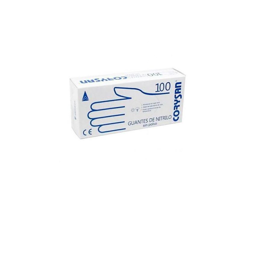 Corysan Powder Free Nitrile Gloves Size S