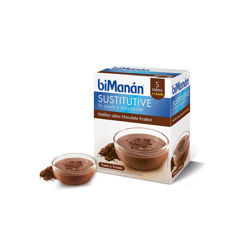 Bimanan Sustitutive Crèmes Au Praliné 5 Unités