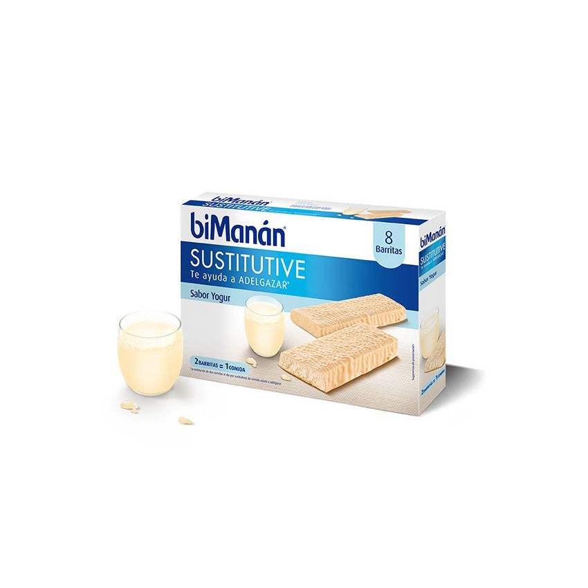 Bimanan Sustitutive Barres Au Yaourt 8 Unités