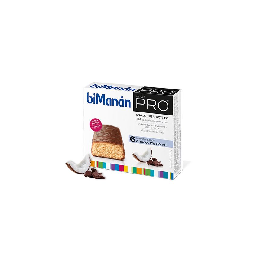 Bimanán Bimanan Pro Barre De Chocolat À La Noix De Coco 6 Pcs