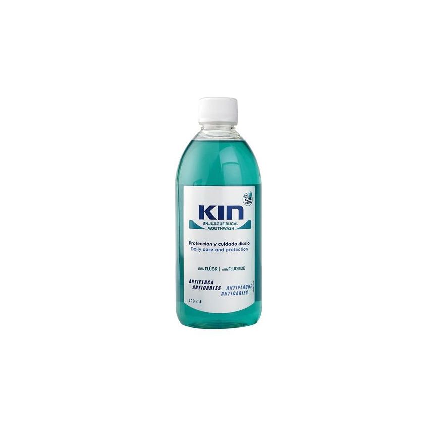 Kin Enjuague Bucal Anticaries Con Aloe Vera 500Ml