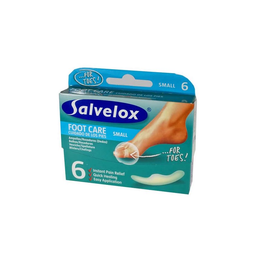 Salvelox Emplâtre Hydrocolloïde Petit 6 Unités 21×64 Mm