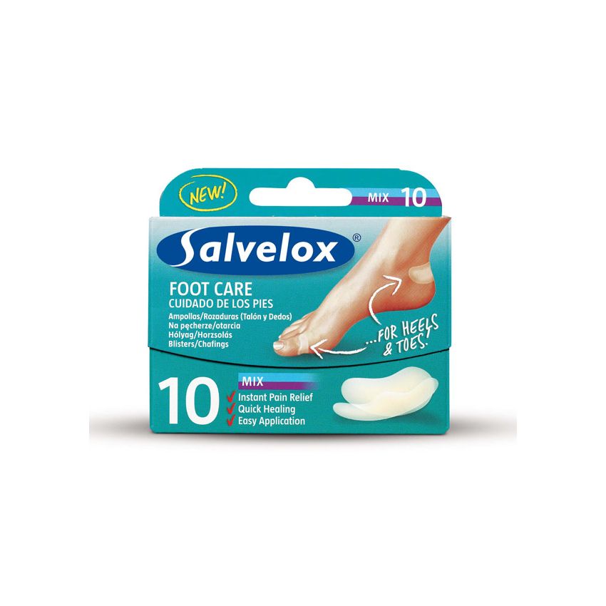 Salvelox Assortiment Emplâtres Hydrocolloïdes 10 Unités