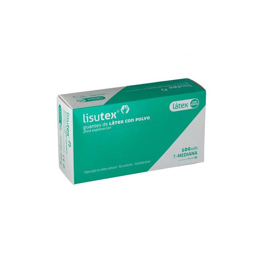 Lisutex Guantes Látex 100 Uds T Media