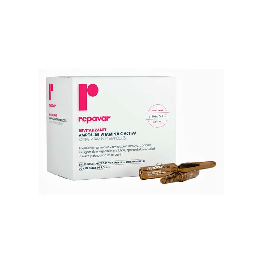 Repavar Ampoules Revitalisantes Vitamine C Active 20X1.5Ml