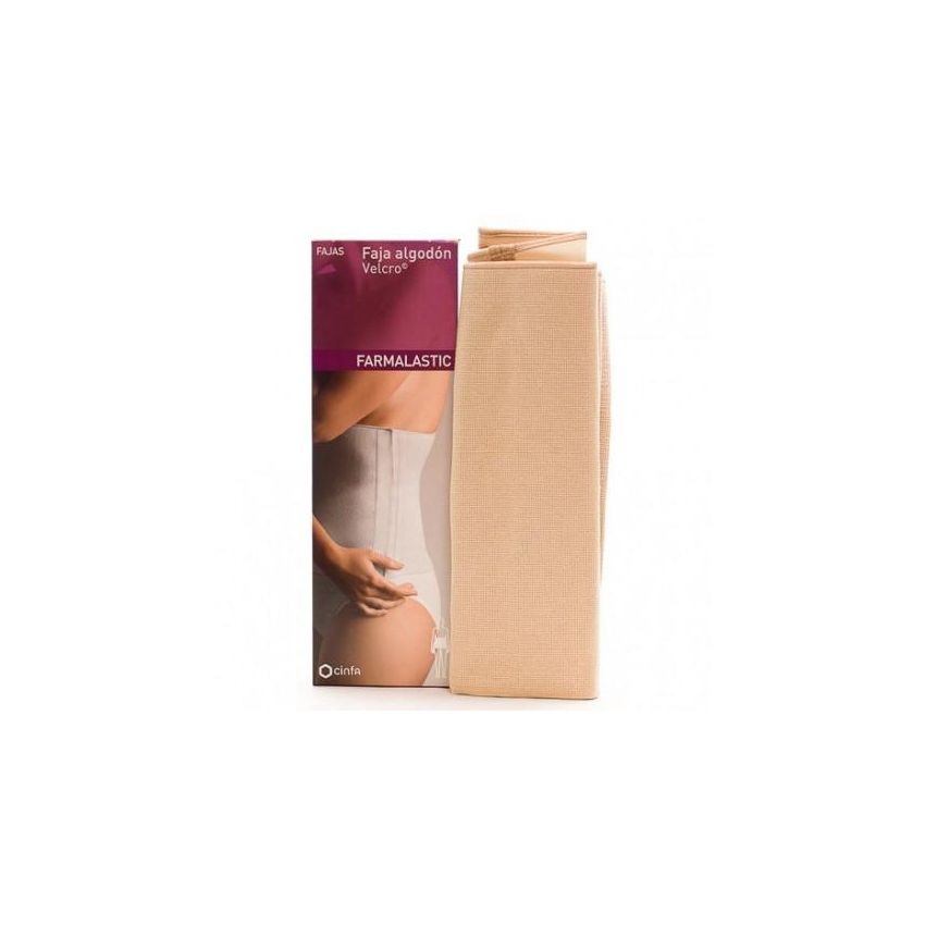 Farmalastic Lumbar Girdle Beige Velcro T-3 1 Pc