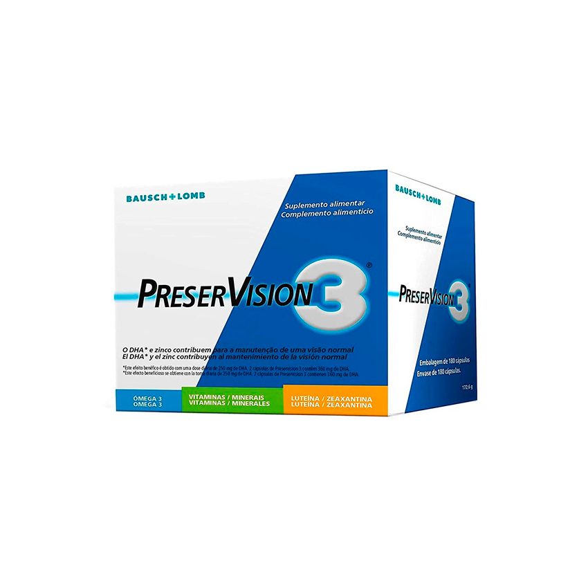Bausch+Lomb Bausch Y Lomb Preservision 3 180 Capsules