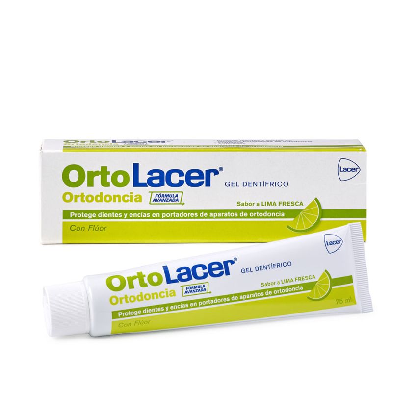 Ortolacer Gel Dentifrice Citron Vert - 75 Ml
