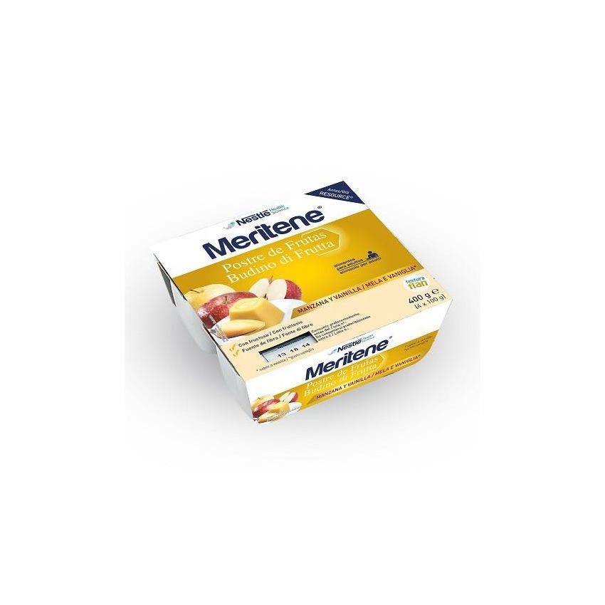 Meritene Ressource Flan Aux Fruits 4 Pcs