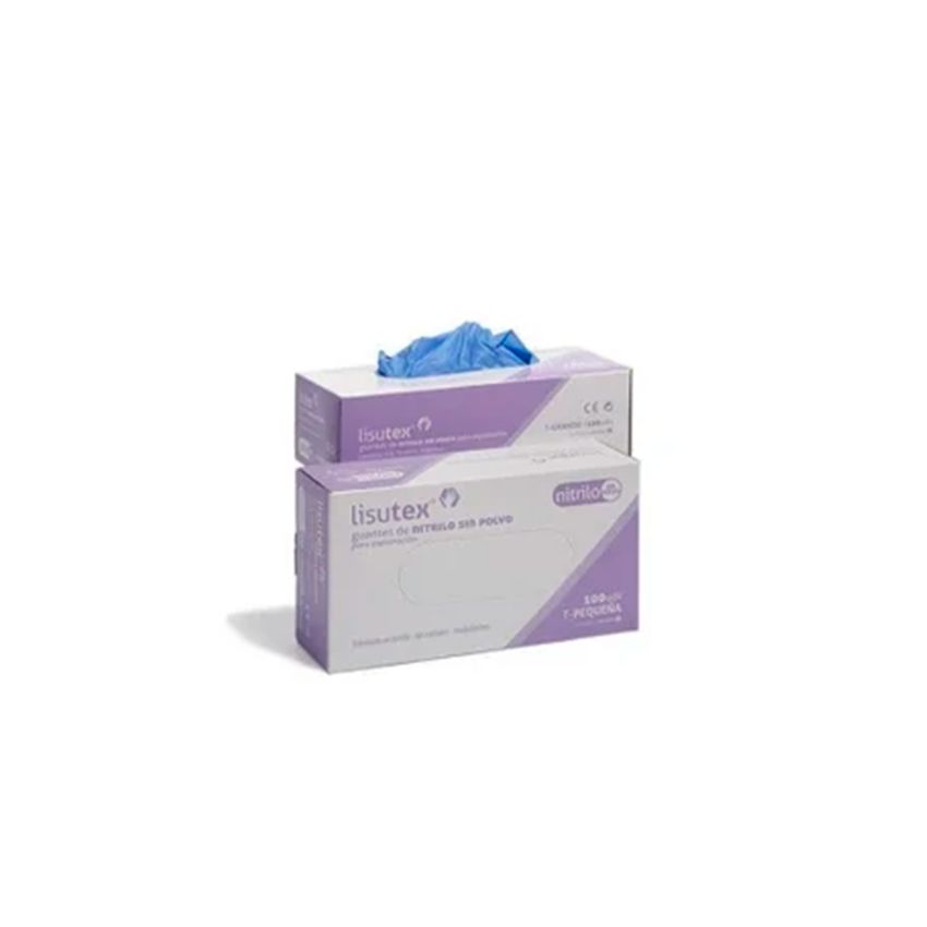 Lisutex Guantes Nitrilo S-P T-P 100U