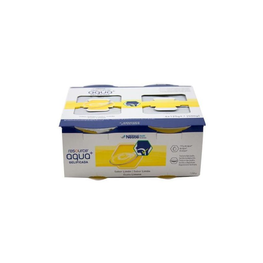 Meritene Nestlé Resource Citron Gélifié À L'Eau 4Uds