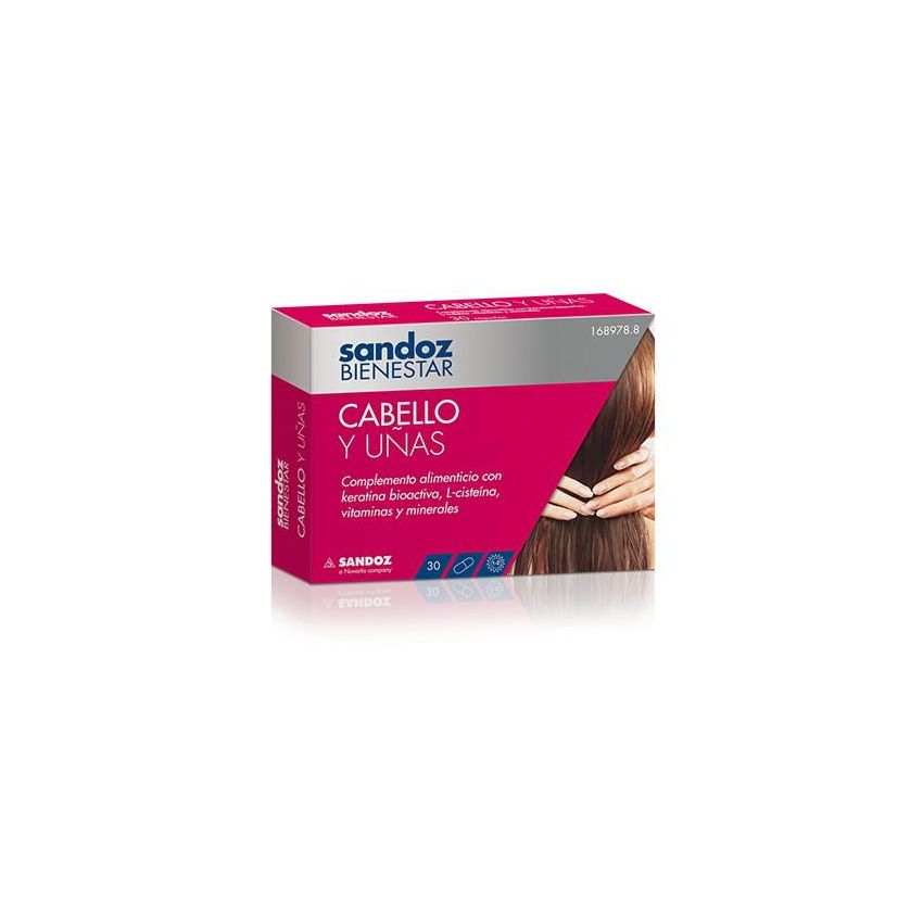 Sandoz Hair And Nails 30 Capsules