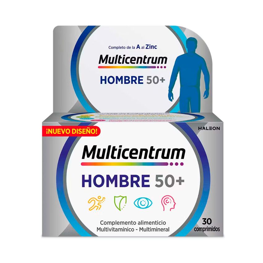 Multicentrum Homme  50+ 30 Comprimés