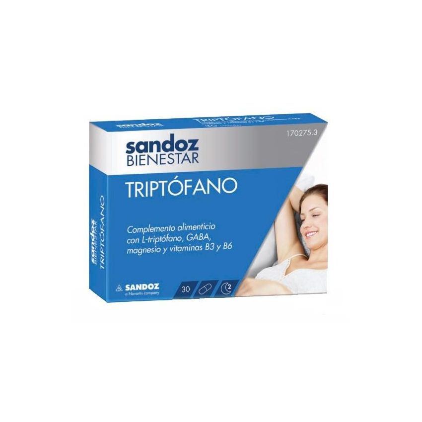 Sandoz Tryptophane 30 Capsules