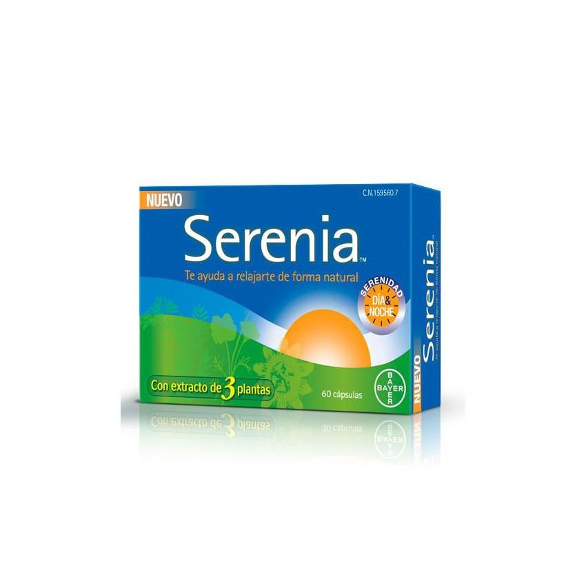 Bayer Serenia Natural Relaxation Day & Night 60 Capsules