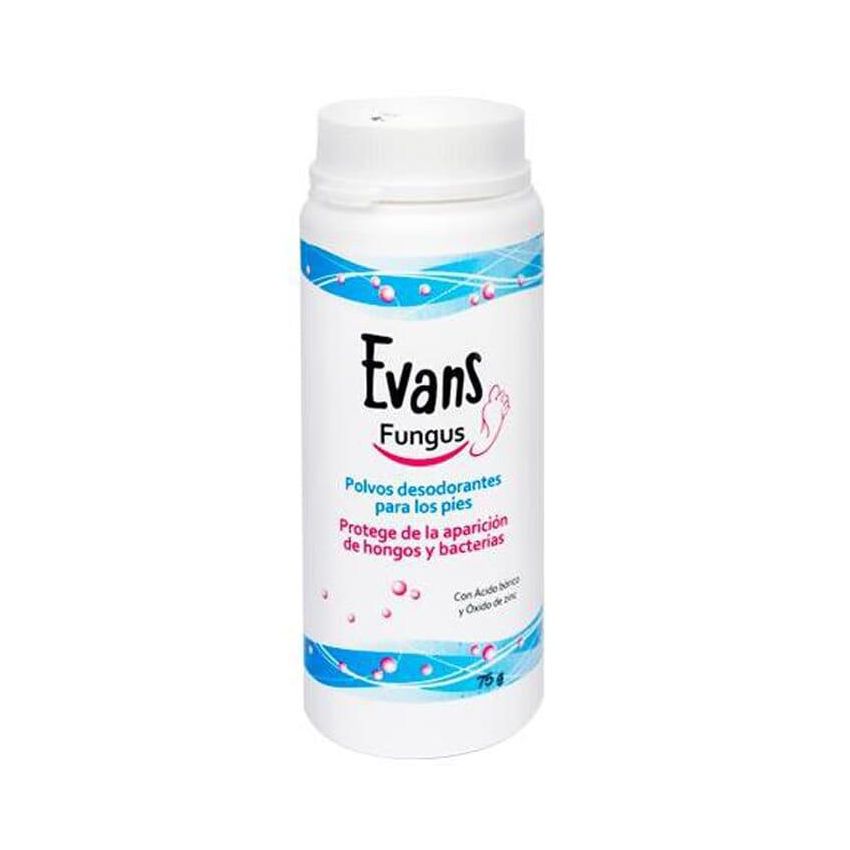 Evans Fungus Polvos Desodorantes Antihongos Para Pies 75G