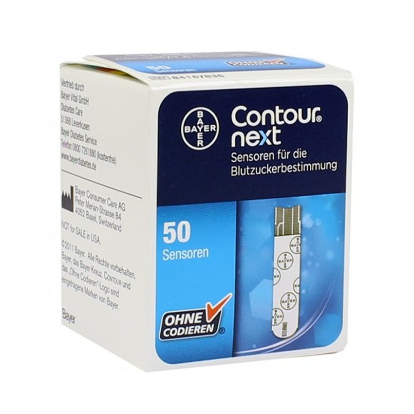 Bandelettes Réactives Glycémie Contour 50U