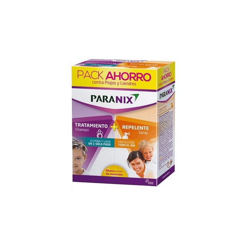 Paranix Éliminer 2 Shampooing Et Spray Anti-Poux Et Anti-Poux