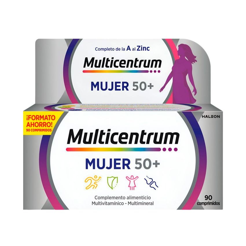 Multicentrum Femme 50+ 90 Comprimés