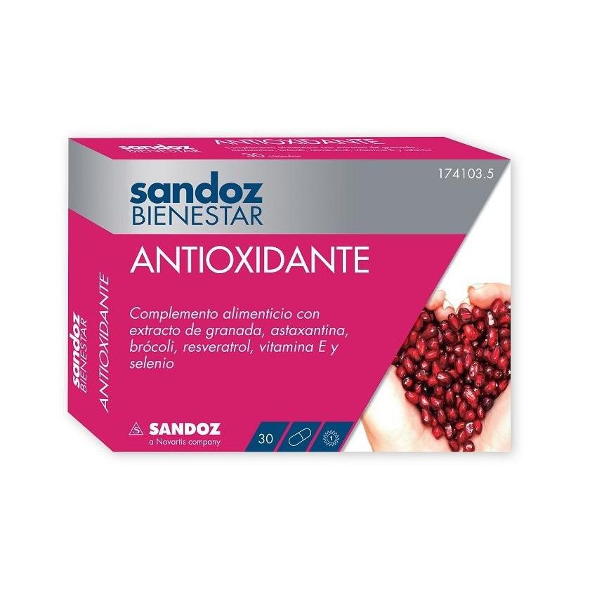 Sandoz Bienestar Antioxidante 30 Cápsulas