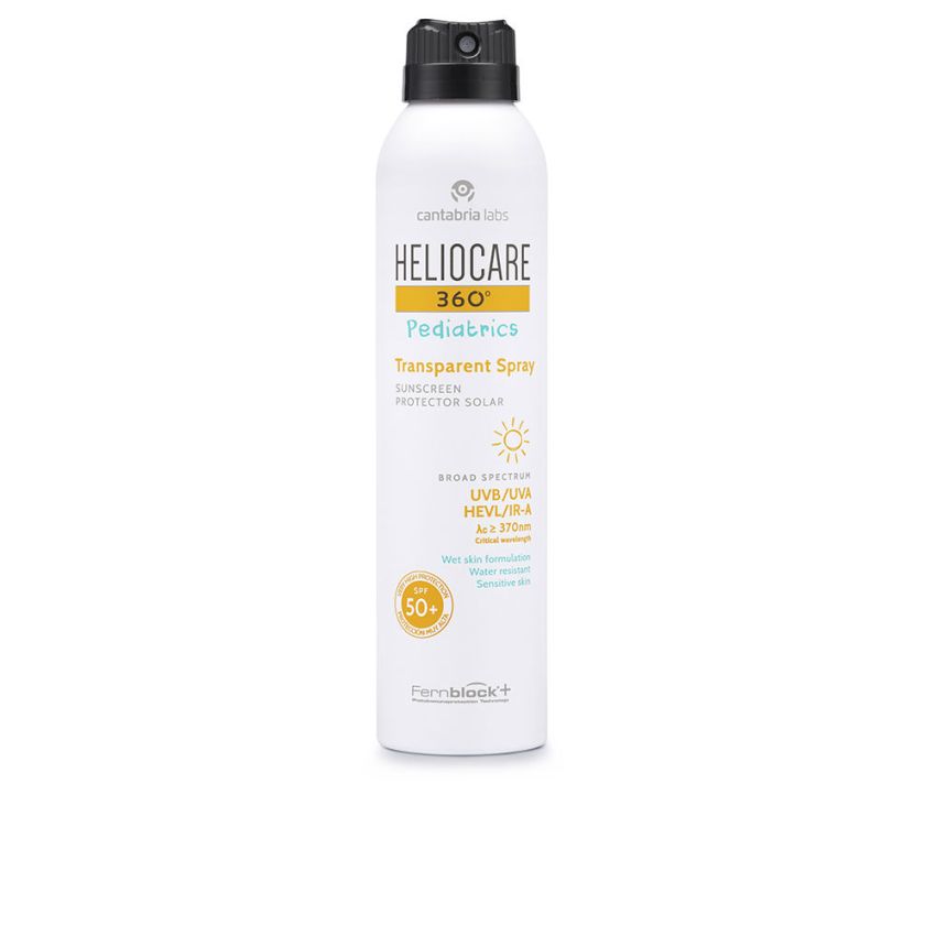 Heliocare 360º Pediatrics Crème Solaire En Spray Transparent Spf50+ - 200 Ml