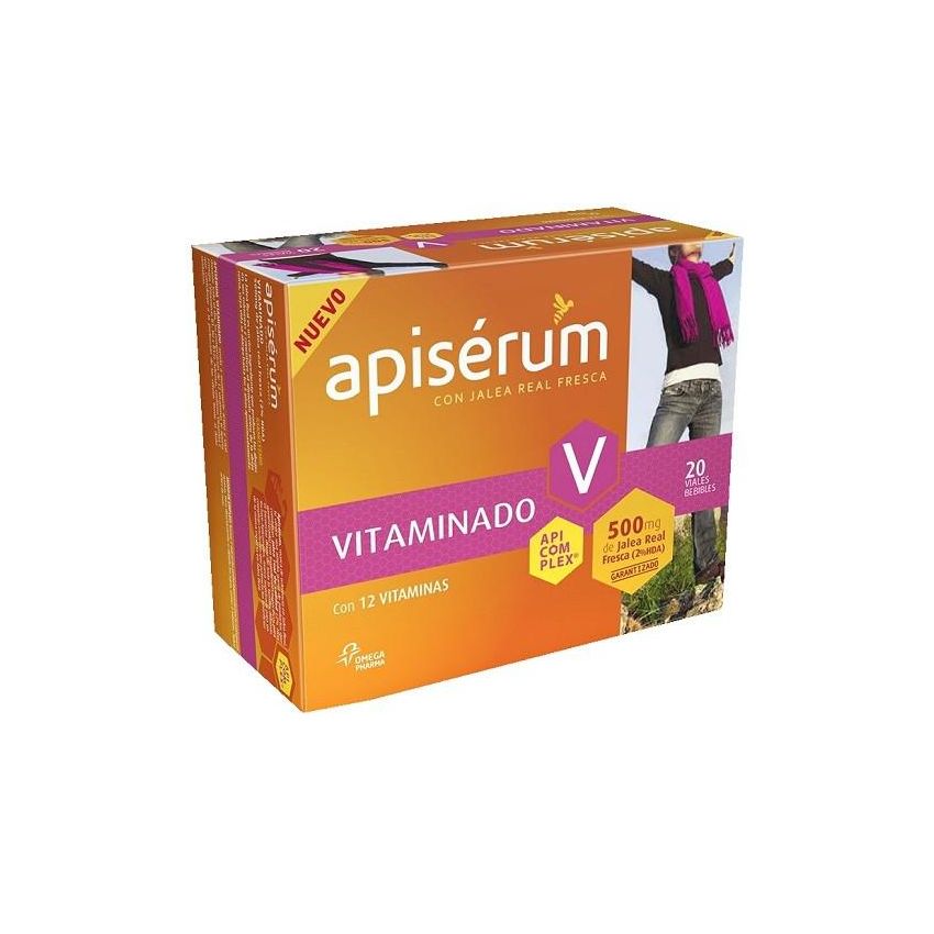 Apisérum Apiserum Vitamines 20 Flacons