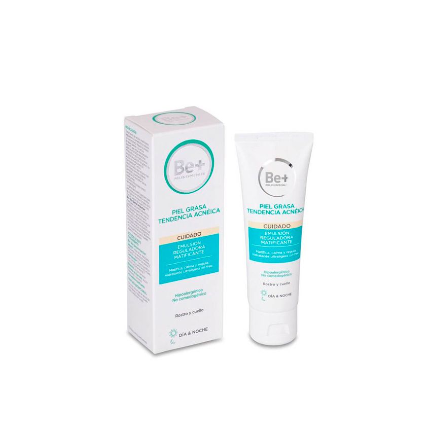 Be+ Emulsion Régulatrice Matifiante 50Ml