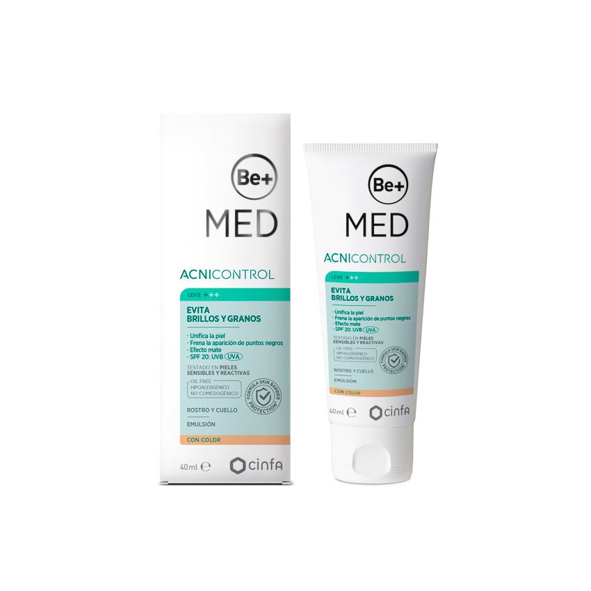Be+ Med Acnicontrol Éviter La Brillance Et Les Boutons 40Ml