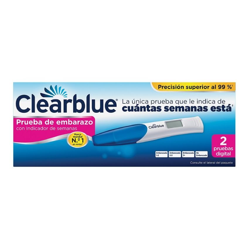 Clearblue Digital Pregnancy Test 2 Unités