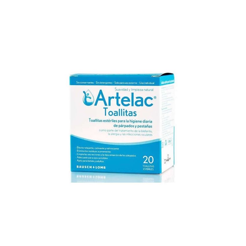 Artelac Toallitas Estériles Oculares 20 Unidades