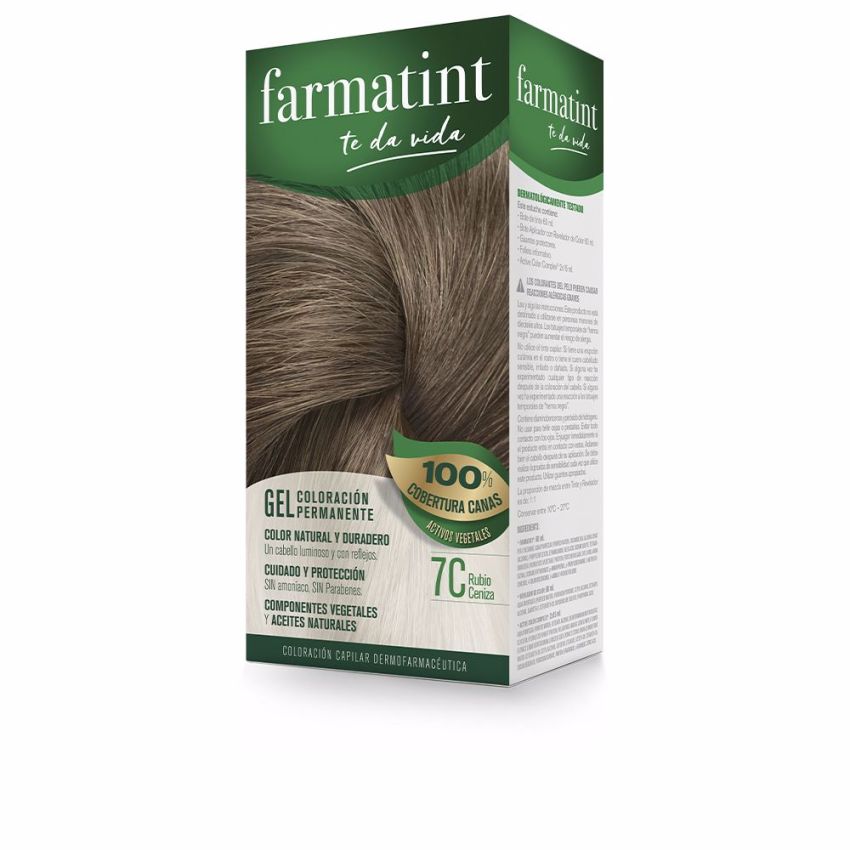 Farmatint Gel Coloration Permanente - 7C-Blond Cendré