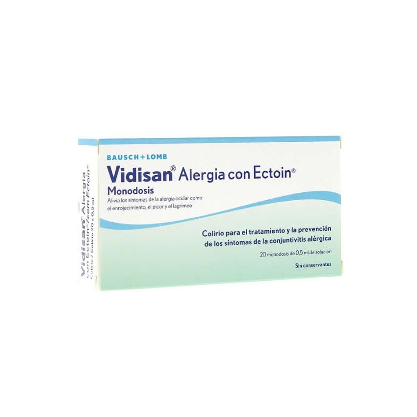 Vidisan Collyre Pour L'Allergie Monodose 20 X 0.5Ml