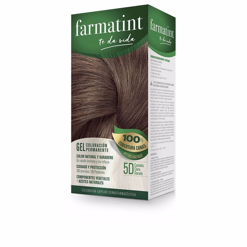 Farmatint Gel Coloration Permanente - 5D-Brun Clair Doré