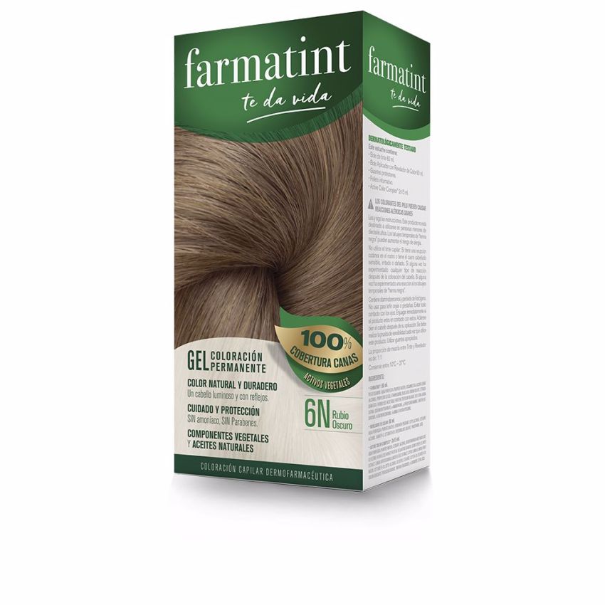 Farmatint Gel Coloration Permanente - 6N-Blond Foncé 5 Unités