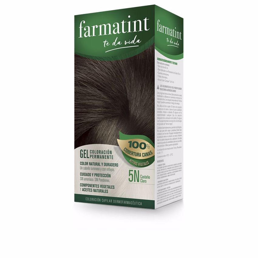 Farmatint Gel Coloration Permanente - 5N-Marron Clair