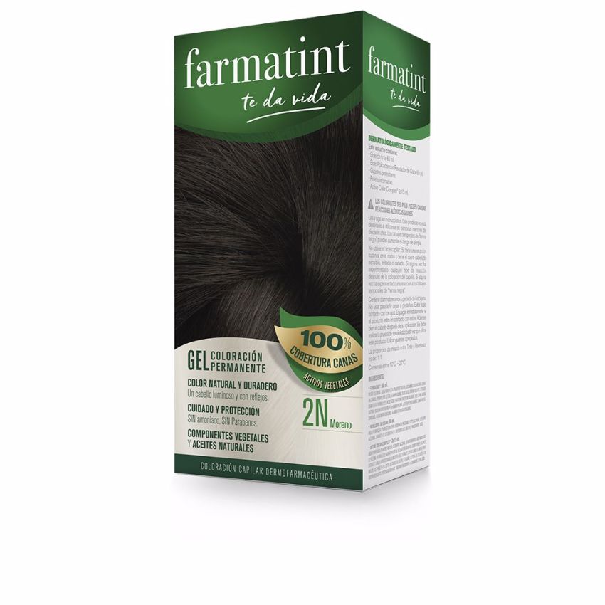 Farmatint Gel Coloration Permanente - 2N-Moreno