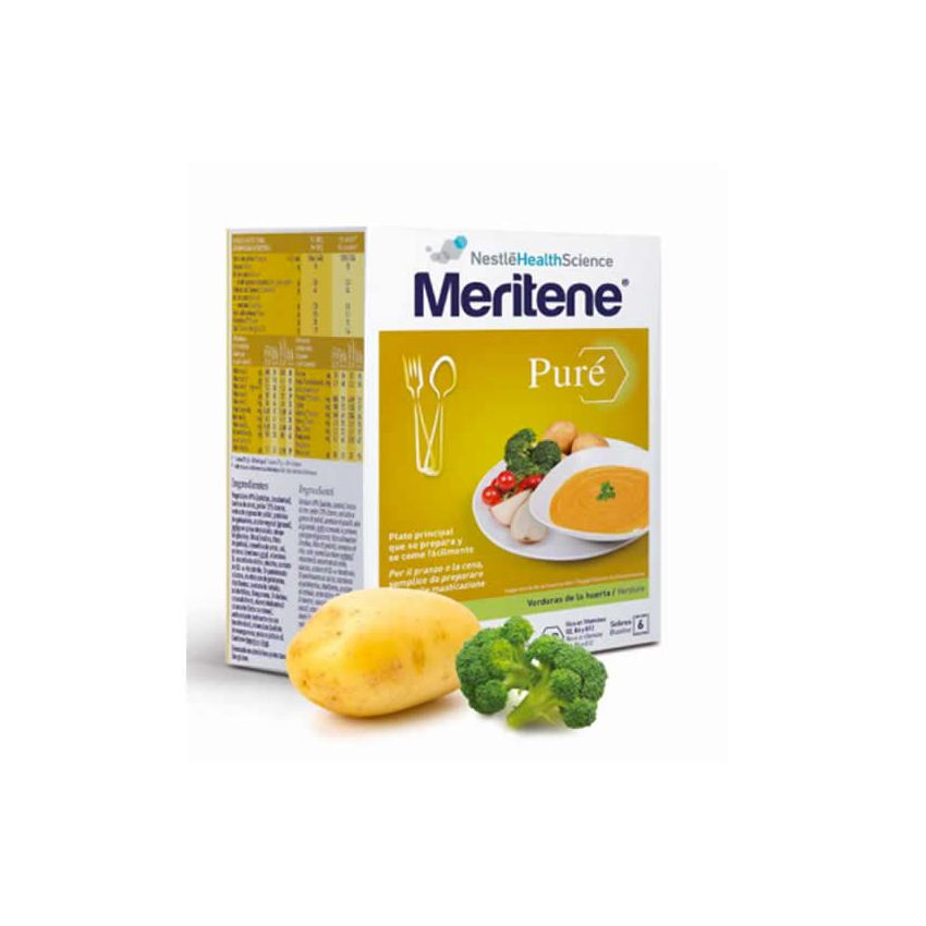 Meritene Puré Verduras De La Huerta 6 Sobres