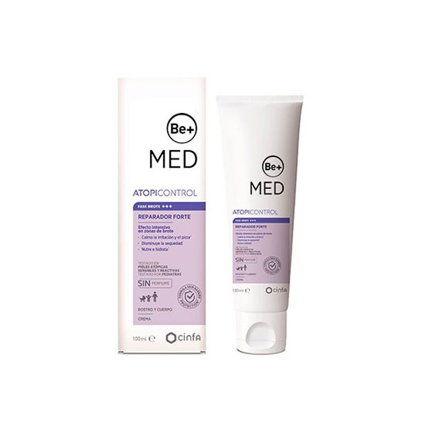 Be+ Atopic Skin Forte Crème Pour Zones Localisées 100Ml