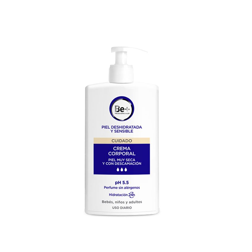 Be+ Crème Corporelle Pour Peaux Déshydratées Et Sensibles 400Ml