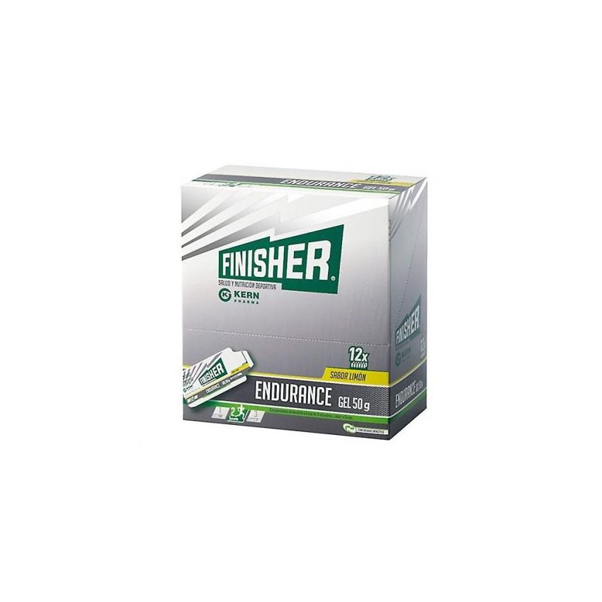 Kern Pharma Finisher Endurance Gel Énergético Limón 12 Geles De 50G