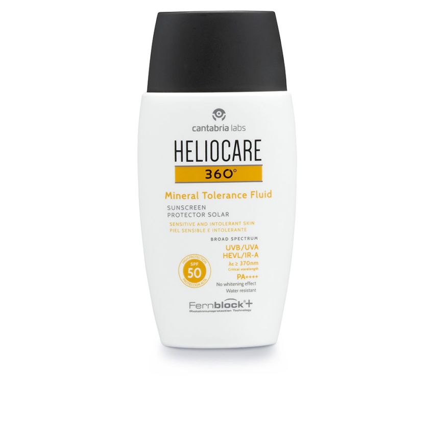 Heliocare 360° Crème Solaire Fluide Tolérance Minérale Spf50 - 50 Ml