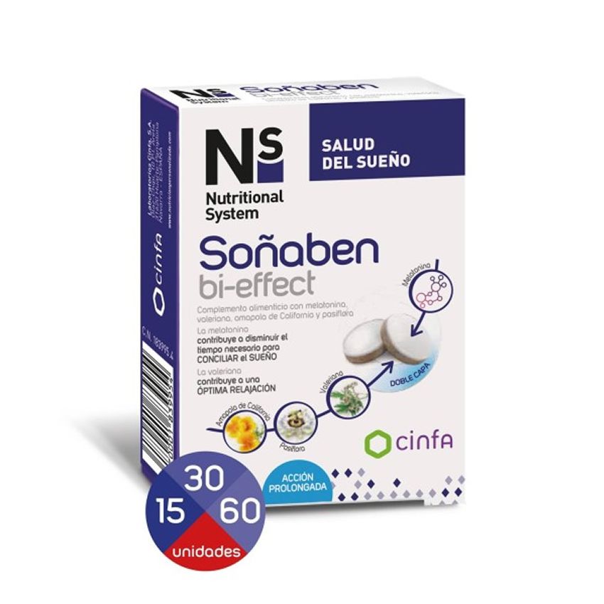 Ns Soñaben Bi-Effect 15 Comprimés